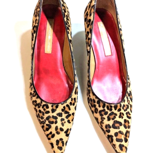 🐆Bandolino Leopard Calf Hair Pump- Size 7M. A classic shoe. - Picture 4 of 14